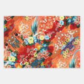 ツァツサペイズリー、マージャングアンドメランジ ラッピングペーパーシート (正面)