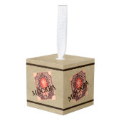 ツァリストロシア郵便料金 キューブオーナメント (正面アングル)