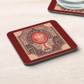 ツァリストロシア郵便料金 コースター (左側)