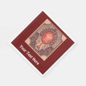 ツァリストロシア郵便料金 スタンダードランチョンナプキン (角)