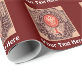 ツァリストロシア郵便料金 ラッピングペーパー (ロールコーナー)