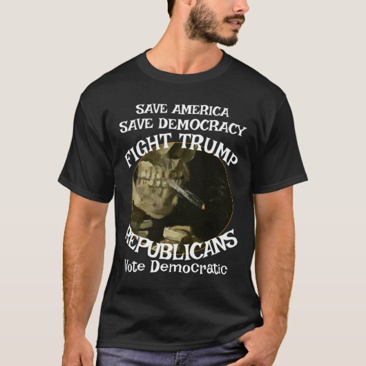 ツァル・ルー・ライアー・トランプ・GOP・議会・民主党・秩序 Tシャツ (正面)