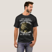 ツァル・ルー・ライアー・トランプ・GOP・議会・民主党・秩序 Tシャツ (正面フル)