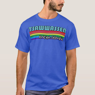 ツァワッセンブリティッシュコロンビアプライドツァワッセンLGBT Tシャツ