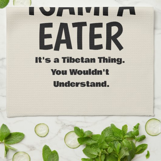 ツァンパイーターチベットの食文化チベットの歴史 キッチンタオル (折り畳み)