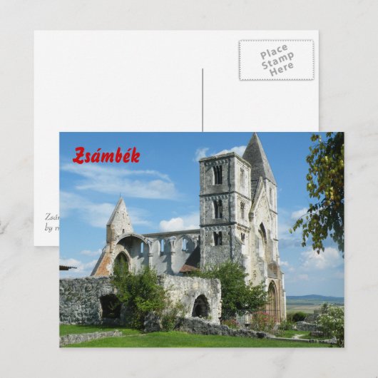 ツァンベク ポストカード (正面/裏面)