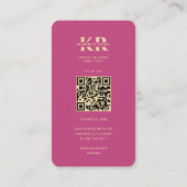 ツアモダンエージェンシー旅行プランナーピンクの地図 名刺 (裏面)