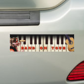 ツアーのバンド バンパーステッカー (車上)