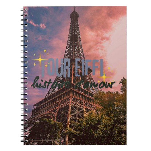 ツアーエッフェルノート – Parisian Romance in Paris ノートブック (正面)
