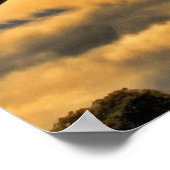 ツアーエッフェルパリFranceポスター（マット） ポスター (角)