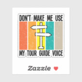 ツアーガイドの音声を使用しない シール (シート)