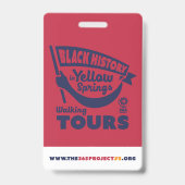 ツアーガイド名タグ – オレンジバッジ バッジ (裏面)