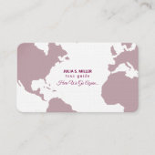 ツアーガイド用エレガント名刺 名刺 (正面)