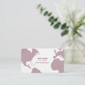 ツアーガイド用エレガント名刺 名刺 (スタンド正面)