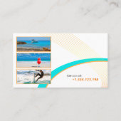 ツアーガイド |個の休暇最高の 名刺 (裏面)