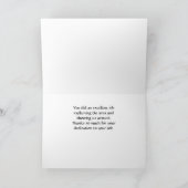 ツアーディレクターのバスと風光明媚なサンキューカード サンキューカード (内部)