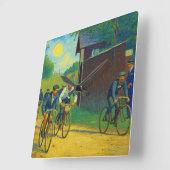 ツアーデフランスファーストレース1903ファンゴッホレドゥックス スクエア壁時計 (傾斜)