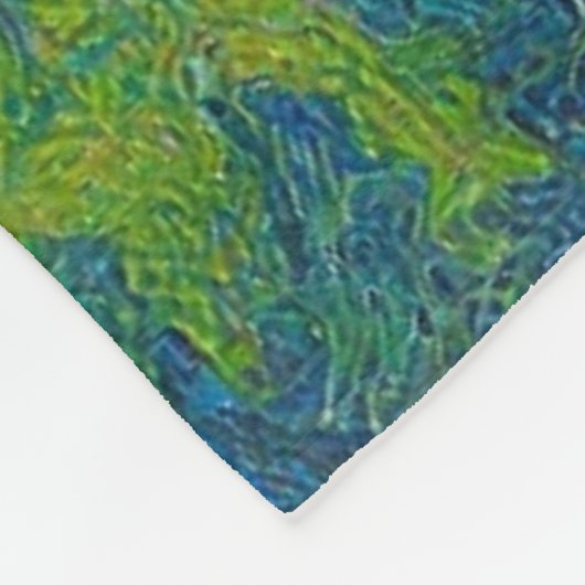 ツアーデフランスファーストレース1903ファンゴッホレドゥックス フリースブランケット (角)