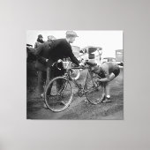 ツアーデフランス1928ステージ10レイモンドデコルテ キャンバスプリント (正面)