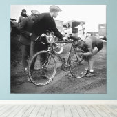 ツアーデフランス1928ステージ10レイモンドデコルテ キャンバスプリント (インサイチュ (ウッドフロア))