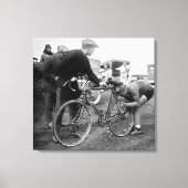 ツアーデフランス1928ステージ10レイモンドデコルテ キャンバスプリント (正面)