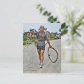 ツアーデフランス1928ステージ7ジュストイタリアンセルッティ ポストカード (スタンド正面)