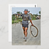 ツアーデフランス1928ステージ7ジュストイタリアンセルッティ ポストカード (正面/裏面)