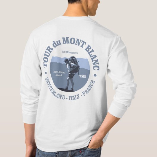 ツアーデュモンブラン Tシャツ (裏面)