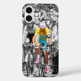 ツアードゥフランスイエロージャージーペロトンサイクリングレース iPhone 16 PLUSケース