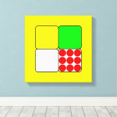 ツアードゥフランスジェルシー3黄 キャンバスプリント (インサイチュ (ウッドフロア))