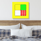 ツアードゥフランスジェルシー3黄 キャンバスプリント (インサイチュ (寝室))