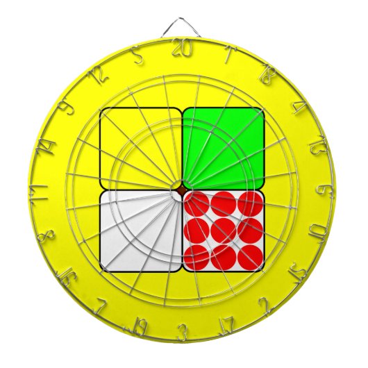 ツアードゥフランスジェルシー3黄 ダーツボード (正面)