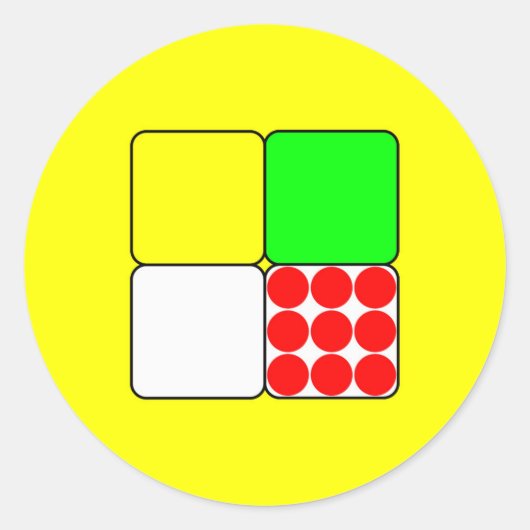 ツアードゥフランスジェルシー3黄 ラウンドシール (正面)