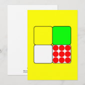 ツアードゥフランスジェルシー3黄 招待状 (正面/裏面)