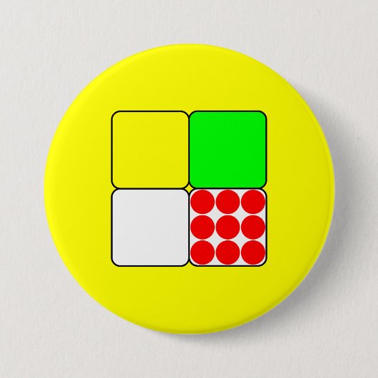 ツアードゥフランスジェルシー3黄 缶バッジ (正面)