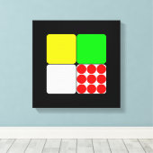 ツアードゥフランスジェルセイズ3ブラック キャンバスプリント (インサイチュ (ウッドフロア))