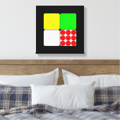 ツアードゥフランスジェルセイズ3ブラック キャンバスプリント (インサイチュ (寝室))