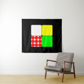 ツアードゥフランスジェルセイズ3ブラック タペストリー (インサイチュ(横))