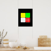 ツアードゥフランスジェルセイズ3ブラック ポスター (キッチン)