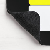 ツアードゥフランスジェルセイズ3ブラック マウスパッド (コーナー)