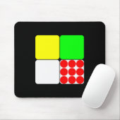 ツアードゥフランスジェルセイズ3ブラック マウスパッド (マウス)