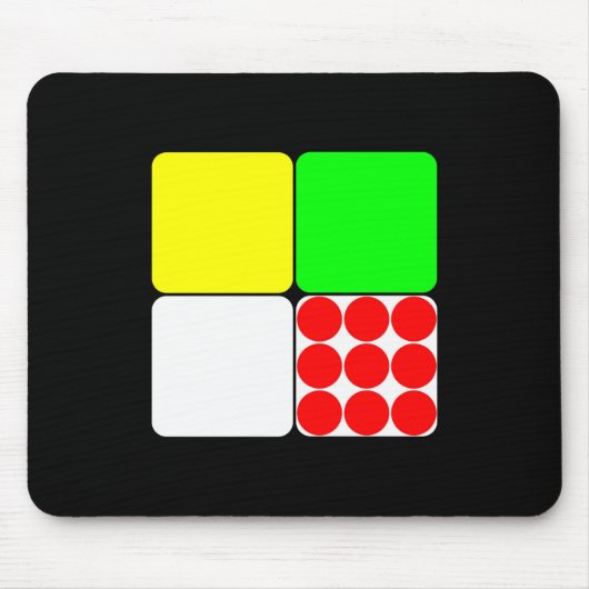 ツアードゥフランスジェルセイズ3ブラック マウスパッド (正面)