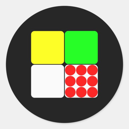 ツアードゥフランスジェルセイズ3ブラック ラウンドシール (正面)