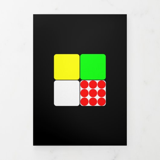 ツアードゥフランスジェルセイズ3ブラック 三つ折り案内状 (カバー)