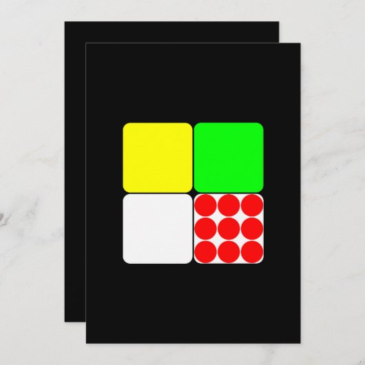 ツアードゥフランスジェルセイズ3ブラック 招待状 (正面/裏面)