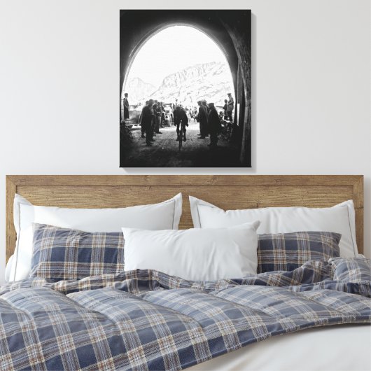 ツアードフランス1928ステージ14トンネルドガリビア キャンバスプリント (インサイチュ (寝室))