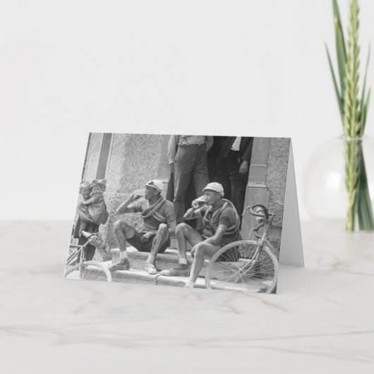 ツアードフランス-ヴィンテージが休憩 カード (正面)