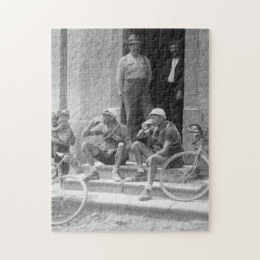 ツアードフランス-ヴィンテージが休憩 ジグソーパズル (縦)