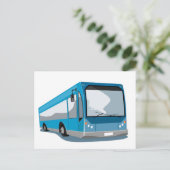 ツアーバス コーチ 輸送 ポストカード (スタンド正面)