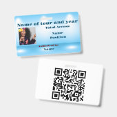 ツアーパス バッジ (正面＆裏面)